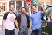 (v.l.n.r.) Mac (Rob McElhenney); Charlie Kelly (Charlie Day); Dennis Reynolds (Glenn Howerton)