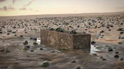 A 23 foot long metal box from the Magdala ship wreck. (ELECTRIC PICTURES)