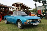 Cromford, Brackenfield, UK - Peugeot 504 at Cromford Steam Rally