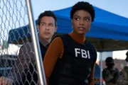 Special Agent Stuart Scola (John Boyd, l.); Special Agent Tiffany Wallace (Katherine Renee Turner, r.)