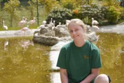 Tierpflegerin Anna Schmidt, aus dem Kronberger Opel-Zoo.