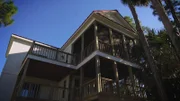 One villa that is right on the beach.