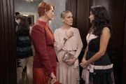 l-r: Cynthia Nixon als Miranda Hobbes,  Sarah Jessica Parker als Carrie Bradshaw, Kristin Davis als Charlotte York Goldenblatt