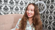 Alina chats with her friends in Russia