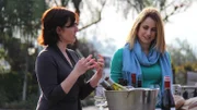 Debra and Nicole describe the wines and olive oils that owners Derek and Rhiannon Eddy and host Anthony Melchiorri are tasting, as seen on Travel Channel's Hotel Impossible.