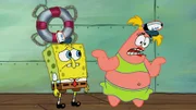 L-R: SpongeBob, Patrick als Patricia