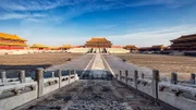 Antike Gebäude in der Verbotenen Stadt, Peking, China.
