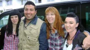 v.l.n.r.: Sabrina, Sükrü Pehlivan, Michaela und Svenja