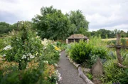 Der Garten von Gastgeber Uli Schauerte.