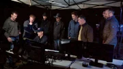 Travis Taylor (2.v.l), Bryant 'Dragon' Arnold (4.v.l.), Thomas Winterton (5.v.l.), Erik Bard (3.v.r.)