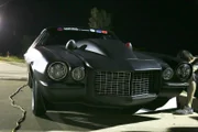 Monza's car awaits its chance to make a pass on race night