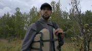 Chevie Roach bei der Jagd auf einen Elch. (National Geographic)