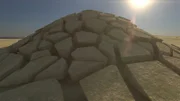 3D-Animation des Grabhügels von Gordion - explodiert