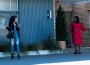 L-R: Laila (Quintessa Swindell), Dr. Brooke Taylor (Uzo Aduba)