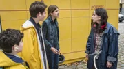 Milan, Rafa und Lou stellen Tassja zur Rede.
