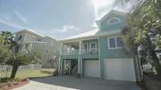 The exterior of the Perdido Key House in Pensacola, Florida, as seen on HGTV's Beach Hunters.