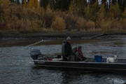 Tyler and Ashley on the boat.