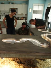 Rachel, Chris and Greg take a moment the describe some of the specifics of the Moorhouse family’s new build.