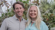 Newlyweds Darren and Rebecca are on the hunt for their dream beach house with a budget of 50,000, as seen on HGTV's Beach Hunters.