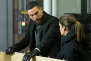 l-r: Zeeko Zaki als Special Agent Omar Adom "OA Zidan, and Missy Peregrym a"ls Special Agent Maggie Bell.