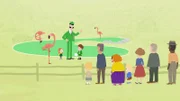 Ein Zoo muss gut organisiert sein. Jimmy stellt einen straffen Plan auf, bei dem sein Vater von Termin zu Termin hetzt.
