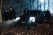 (l-r) Rick Gonzalez as Detective Bobby Reyes, Brent Antonello as Detective Jamie Whelan, Danielle Moné Truitt as Sergeant Ayanna Bell, Christopher Meloni as Detective Elliot Stabler