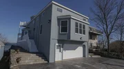The exterior of the Harbor House in Seabrook, New Hampshire, as seen on HGTV's Beach Hunters.