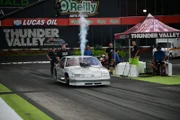Brad Eglian aka B-Rad lets off a little steam as Luminasty rolls to the starting line.
