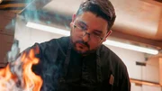 Küchenchef Silio del Fabro im Einsatz.