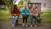 Naomi und Jenny versuchen Kim aufzuheitern, aber die kann nur an ihre Aufnahmeprüfung denken. Wie soll sie das bloß schaffen? (von links nach rechts: Solyana Tesfaye Tikabo, Bianca Ghilardi-Hellsten, Anine Bonnevie Nagell-Høyer)