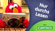 Elmo überzeugt Wolf, den Lesemuffel, mit einem Song, das Lesen toll ist.