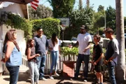 Host Antonio Ballatore with the Mits Family: Miles, Mason, Drew, Faith, Grace and Kerri.