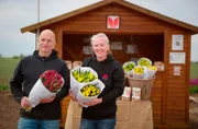 Tulpenzwiebelproduzenten in der Börde - Christiane Degenhardt-Sellmann und Benedikt Sellmann.