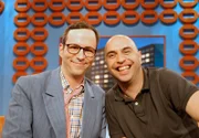 rbb Fernsehen KRÖMER - DIE INTERNATIONALE SHOW, am Sonntag um 22:45 Uhr. Kurt Krömer und Serdar Somuncu (re)