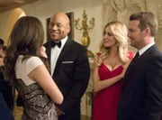 Matryoshka" -- Pictured:LL COOL J (Special Agent Sam Hanna), Bar Paly (Anastasia "Anna" Kolcheck) and Chris O\'Donnell (Special Agent G. Callen). In order to locate Arkady in Russia, the NCIS team goes undercover with his daughter, Anna (Bar Paly), at a gala in Los Angeles to gain access to the Russian Consul General\'s computer, on part one of a special two part episode of NCIS: LOS ANGELES, , Pictured:LL COOL J (Special Agent Sam Hanna), Bar Paly (Anastasia "Anna" Kolcheck) and Chris O\'Donnell (Special Agent G. Callen).