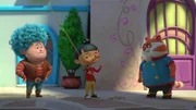 Die Nase wird nicht mehr kleiner: Pinocchio kann nun behaupten, was er will. Keiner kann mehr erkennen, ob er lügt. Sein Freund Luzio bestätigt, dass Pinocchio Korat keinen Streich gespielt hat.