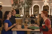 l-r: Kristin Davis als Charlotte York Goldenblatt, John Corbett als Aidan Shaw, Sarah Jessica Parker als Carrie Bradshaw, Cynthia Nixon als Miranda Hobbes
