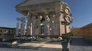 3D-Animation des Pantheons - explodiert.