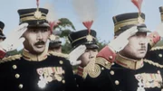BATTLE OF MIDWAY - Japanese generals salute the Emperor