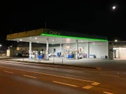 Der Tatort des Tankstellenüberfalls