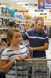 Erin shopping.