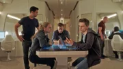 V.l.: Bishop (Danny Pino), Kick Lanigan (Leven Rambin), Frank (Chris Noth), James (Andy Mientus)