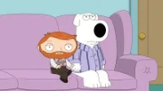 Stewie Griffin (l.); Brian Griffin (r.)
