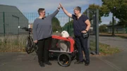 Dana (l.), Hund Otto und Carmen