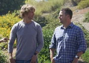 Marty Deeks (Eric Christian Olsen, l.); G. Callen (Chris O'Donnell, r.)