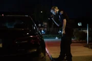 Drama-Rekonstruktion: Detective Shawn Haydon überprüft das Auto von Maribel Ramos.