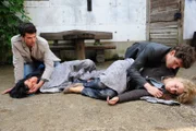 (v.l.n.r.) Konstantin (Moritz Tittel); Doris (Simone Ritscher); Moritz (Daniel Fünffrock); Theresas (Ines Lutz)