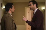 L-R: Castiel (Misha Collins) and Sam Winchester (Jared Padalecki)