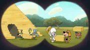v.li.: Augie Doggie, Yakky Doodle, Shag Rugg, Lambsy, Ding-a-Ling, Cavey Jr.