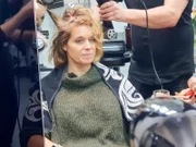 Kandidatin Mirjam beim Friseur